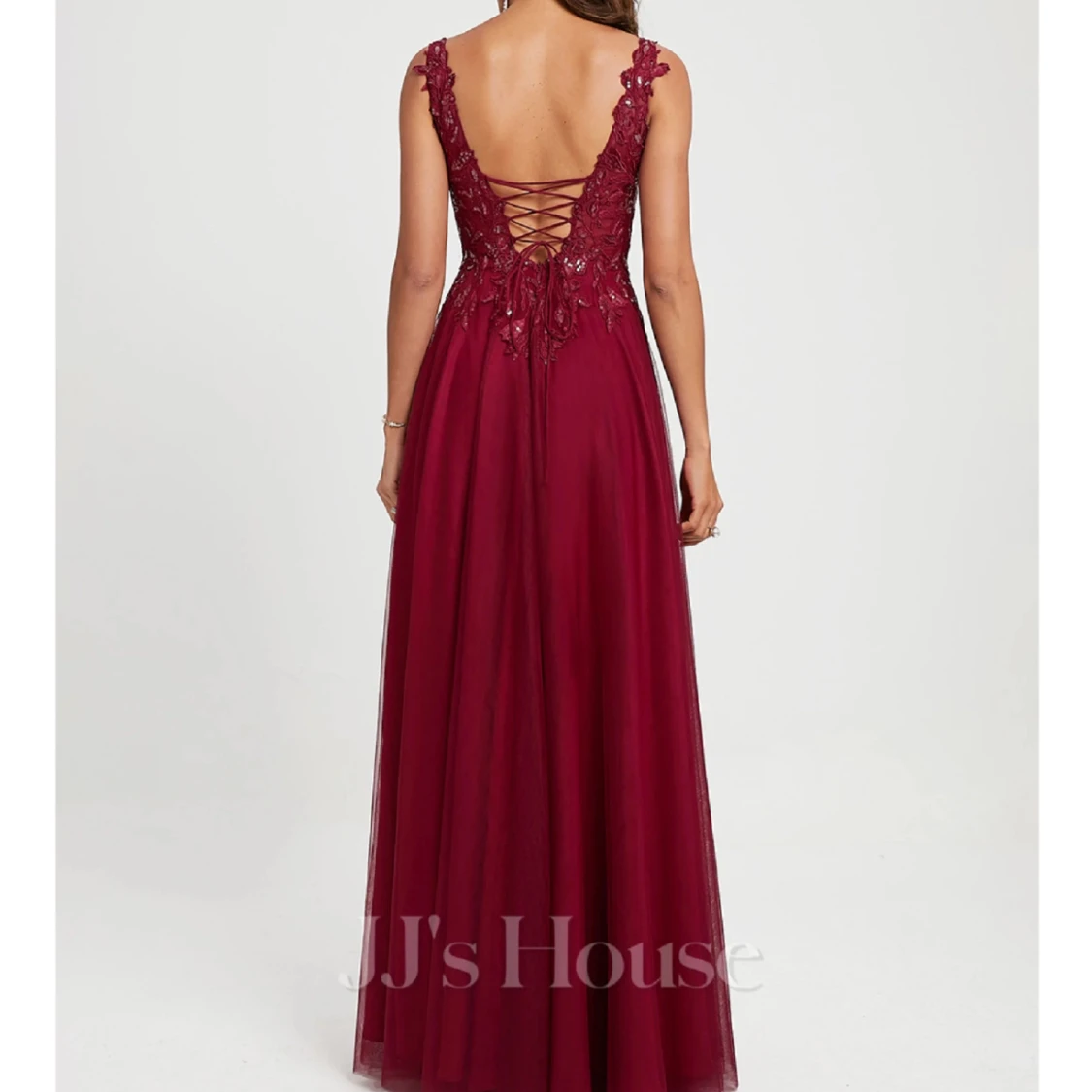 Röd balklänning - 90