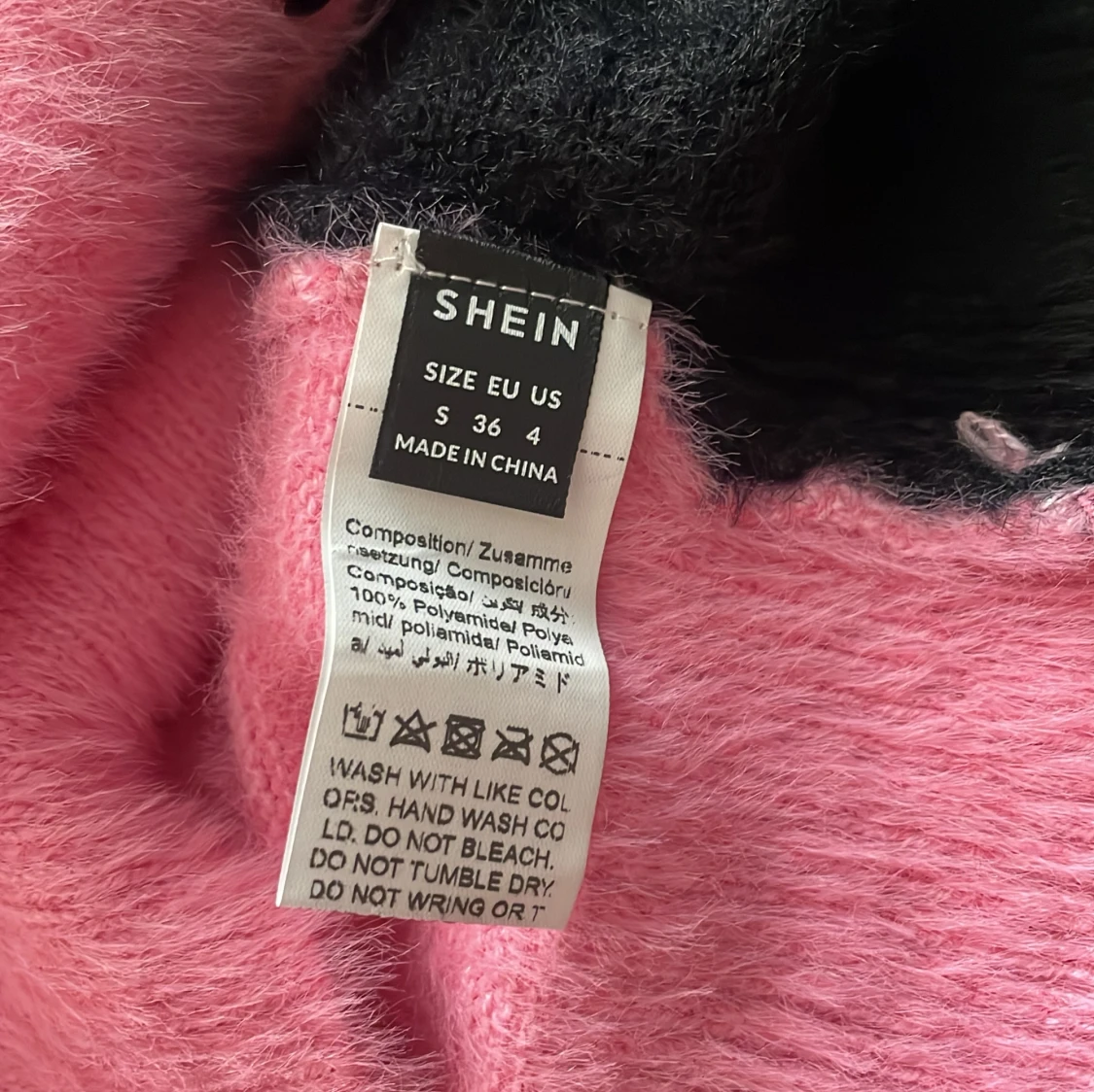 Rosa svart topp - 91