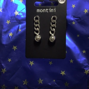 silvriga kedjeörhängen - Perfekt skick , aldrig andvänd, fick i en mystery bag från ur&pen var ej min stil ! Så kolla gärna in!👍🏻👍🏼👍🏽👍🏾👍🏿