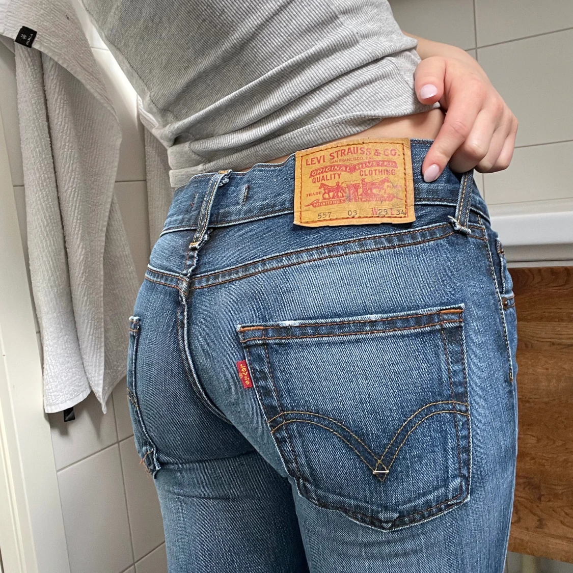 Lowwaisted bootcut jeans - 90