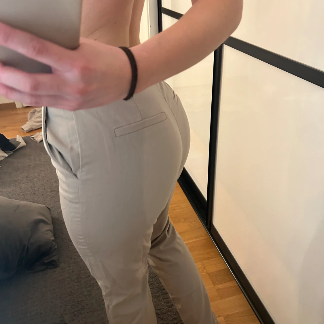  Beiga kostymbyxor  - 90