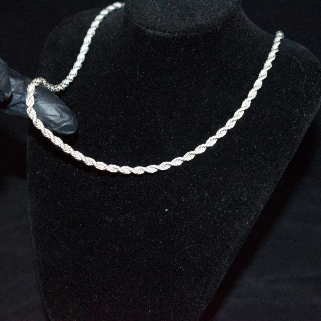 925 sterling silver pläterat Cordell halsband