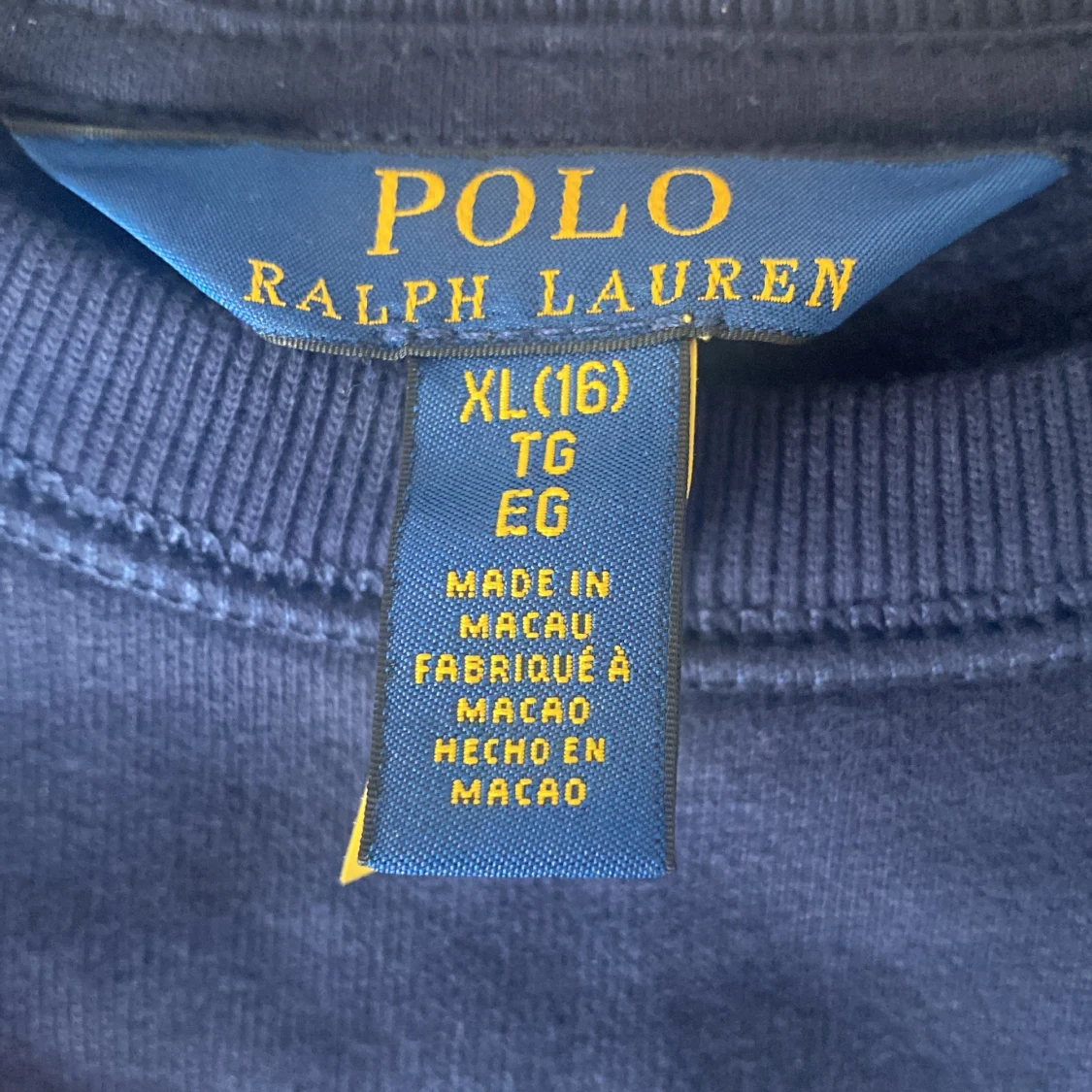 Marinblå Polo Ralph Lauren sweatshirt  - 91