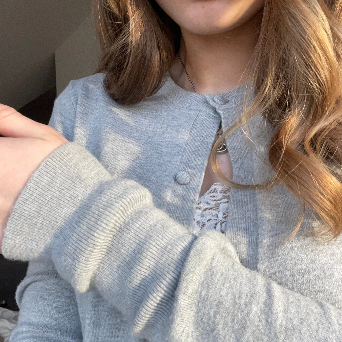 Grå kofta från zara - 90