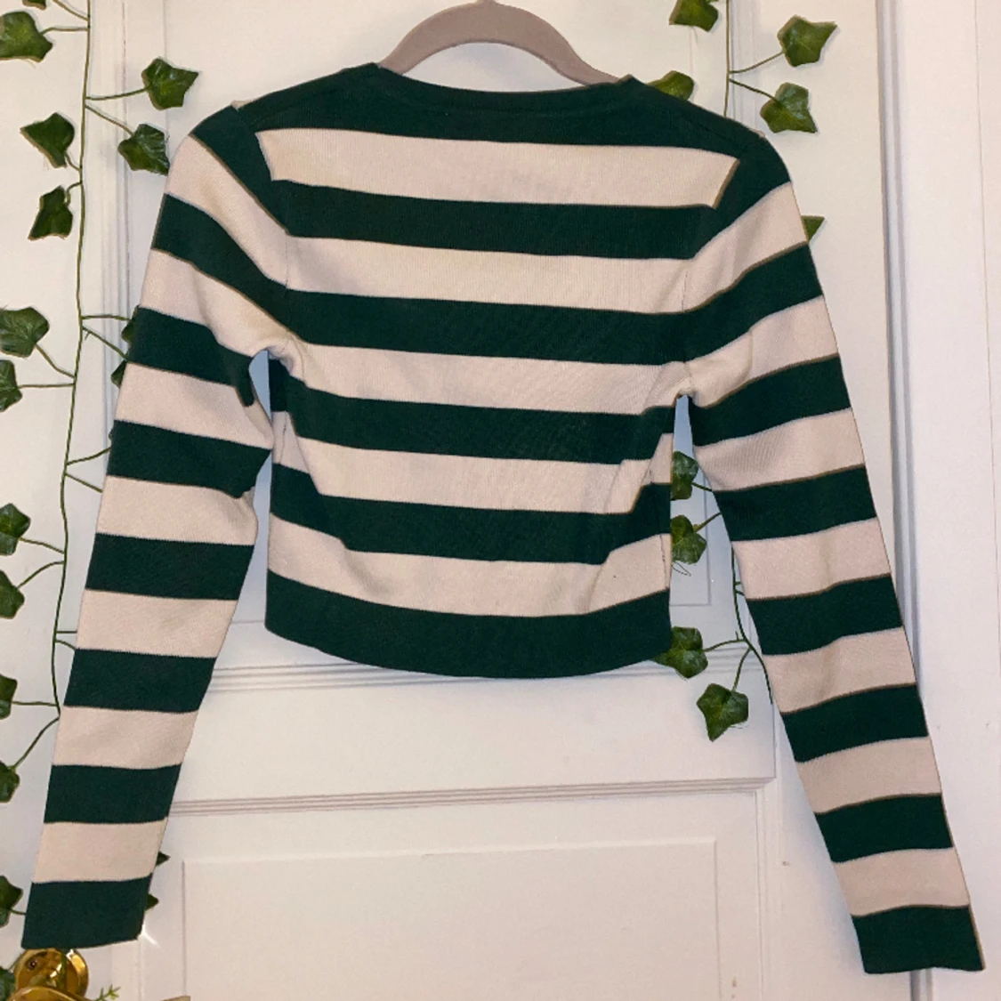 Randig långärmad topp  - 90