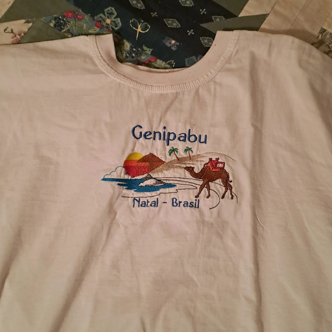 Vit turist tshirt - 90