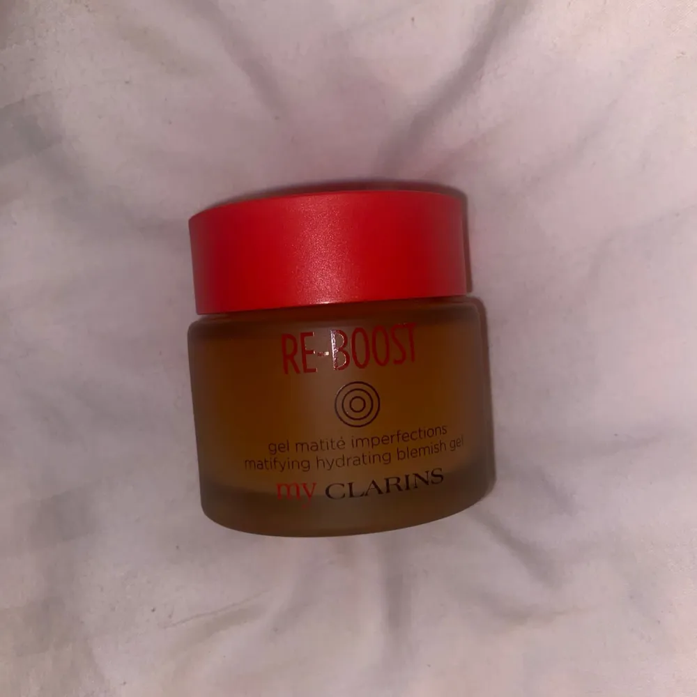 My Clarins re-boost (gel matité imperfections matifying hydrating blemish gel) 50ml endast testad. Övrigt.