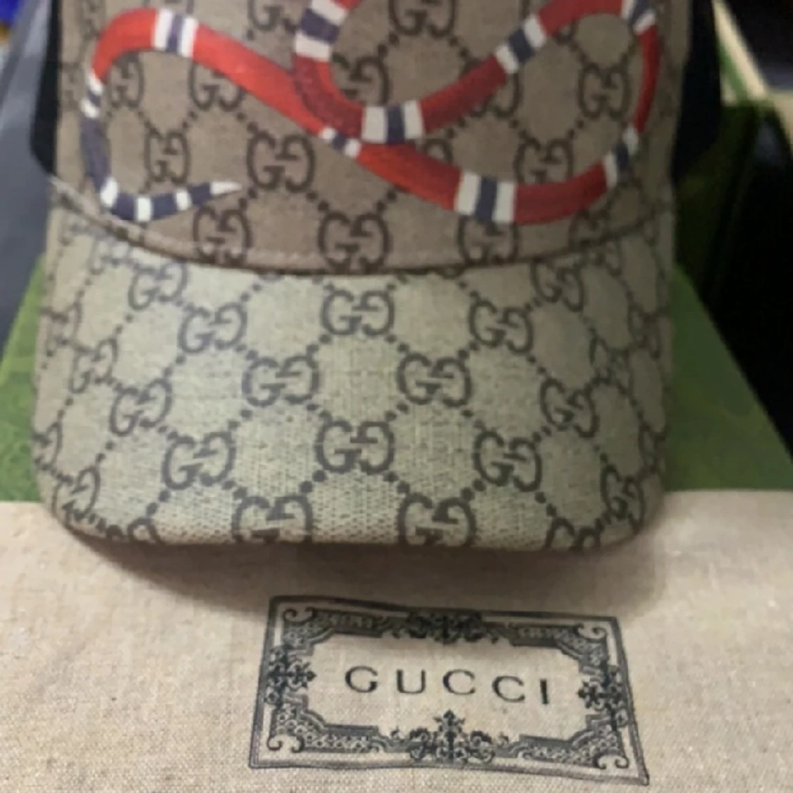 Gucci kingsnake keps 
