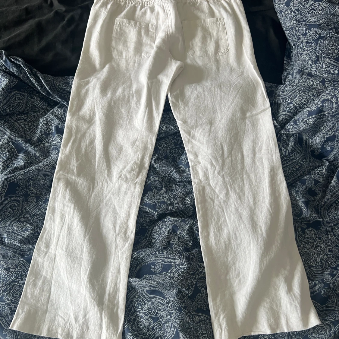 Vita linnebyxor  - 91