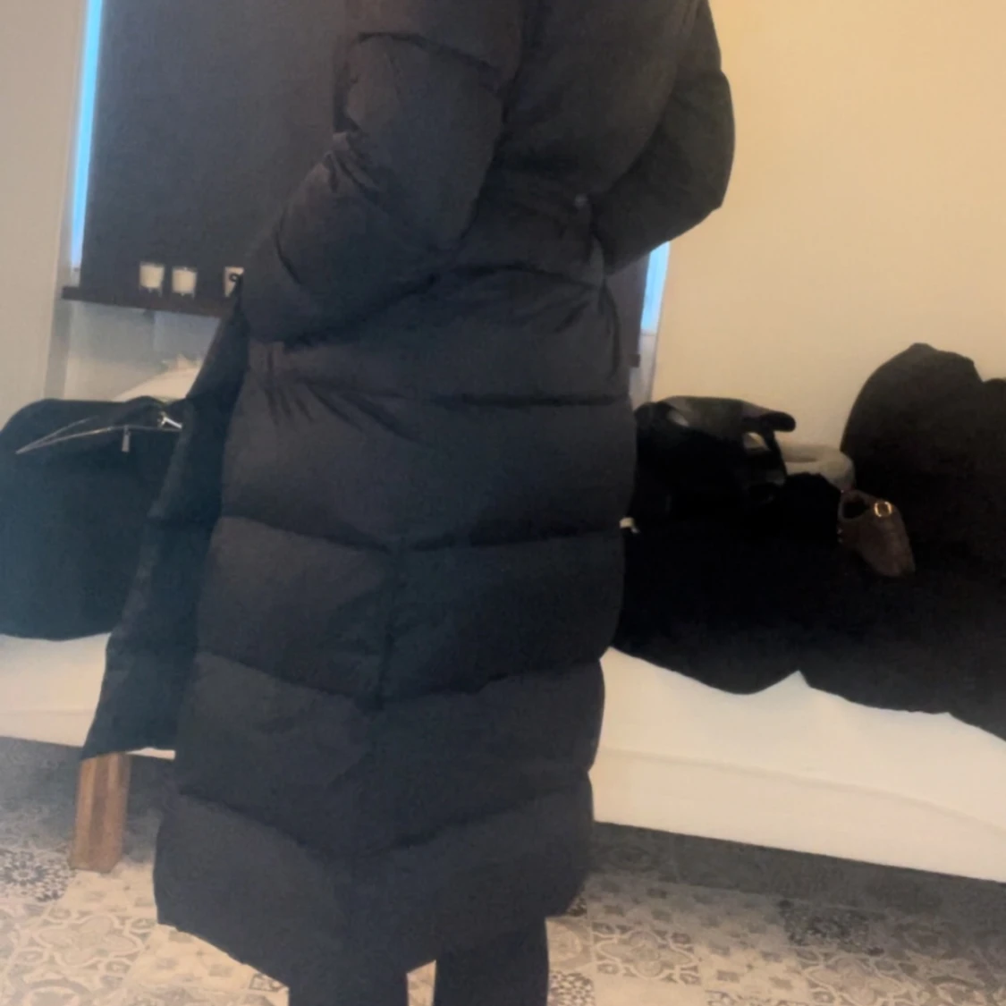 Dunjacka med päls - 90