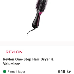 Revlon värmeborste  - Använd några få gånger, kommer såklart ta bort de hår som fastnat innan jag postar. Nypris är 649kr där jag köpte.