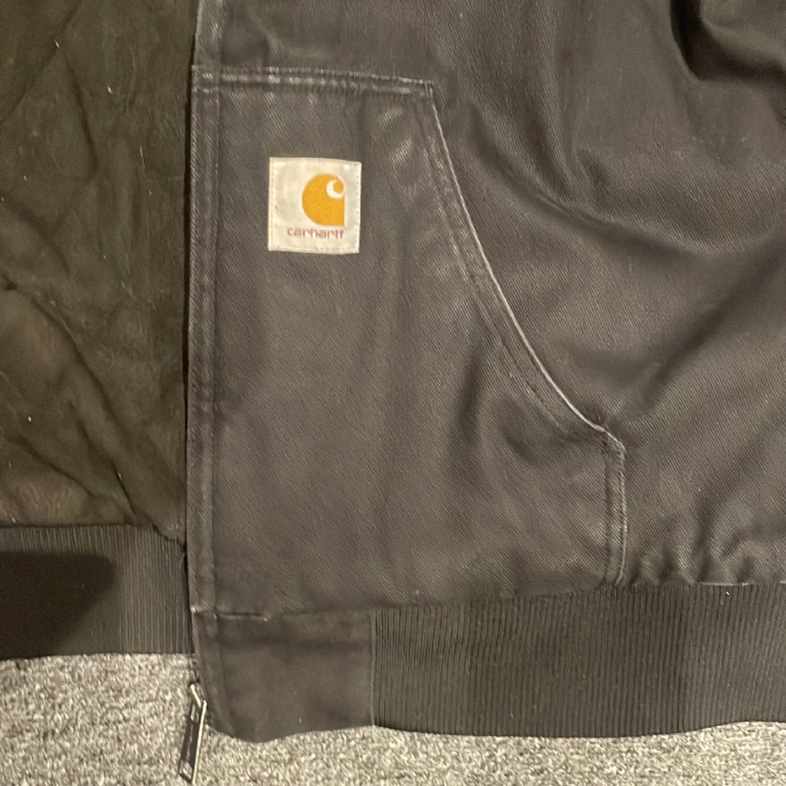 Carhartt jacka fodrad svart  - 91