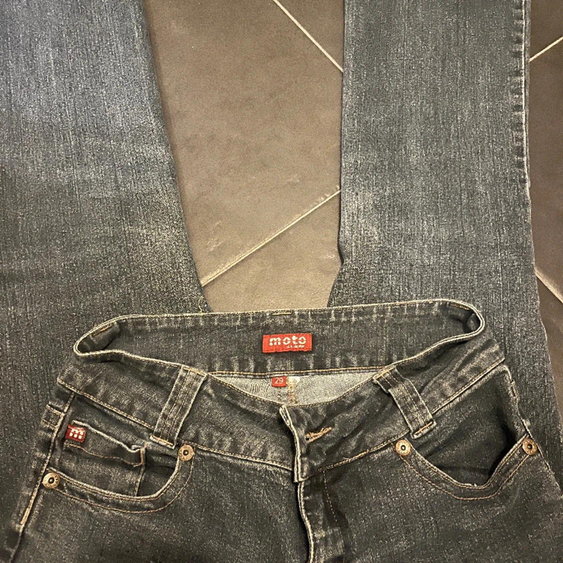 Lågmidjade jeans  - 90