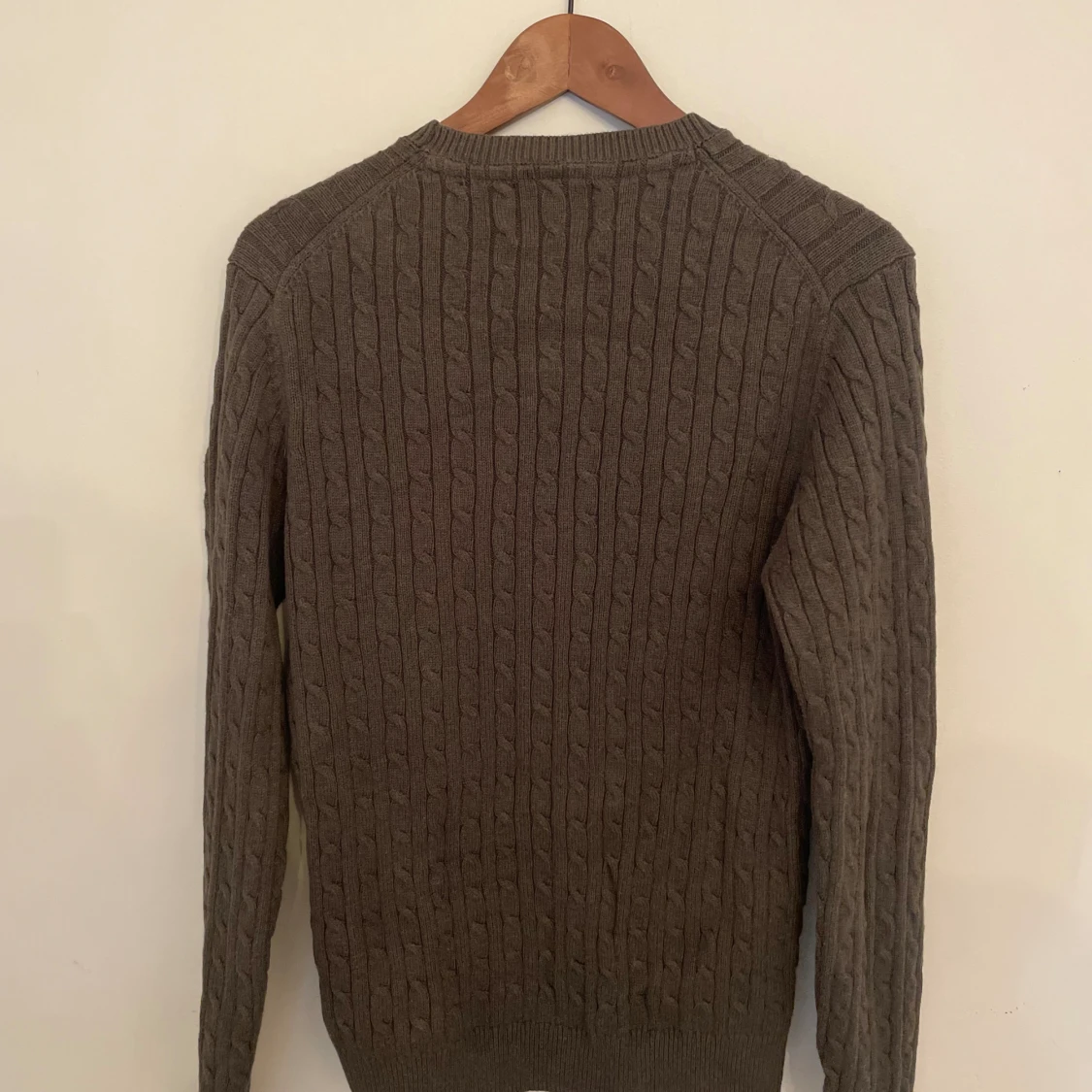 Grön stickad tröja  - 90