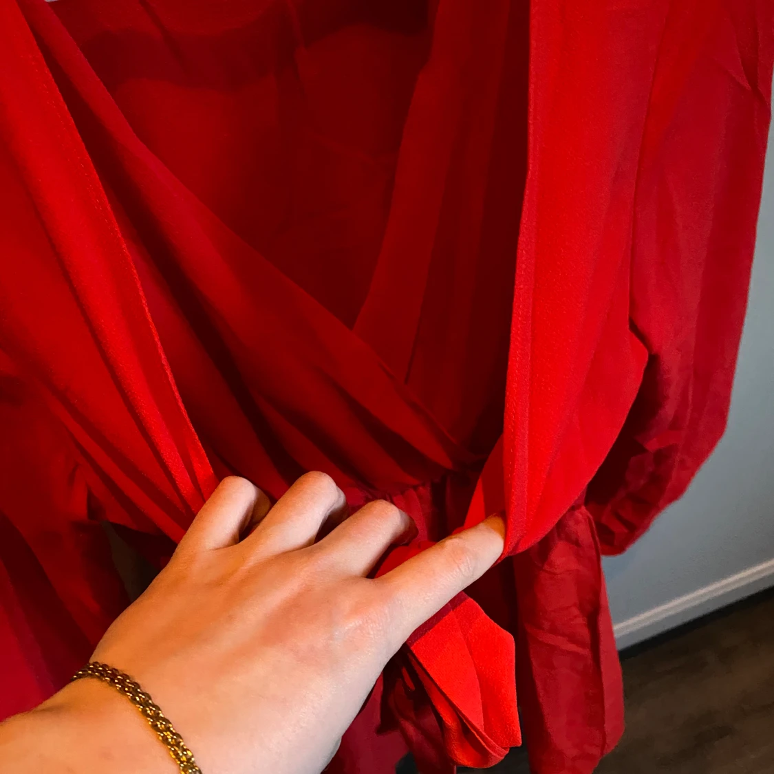 Röd klänning  - 90