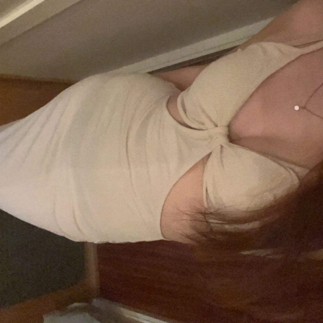 Beige klänning - 91