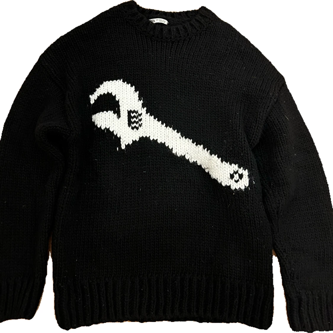 ZARA Oversize Grovstickad Tröja