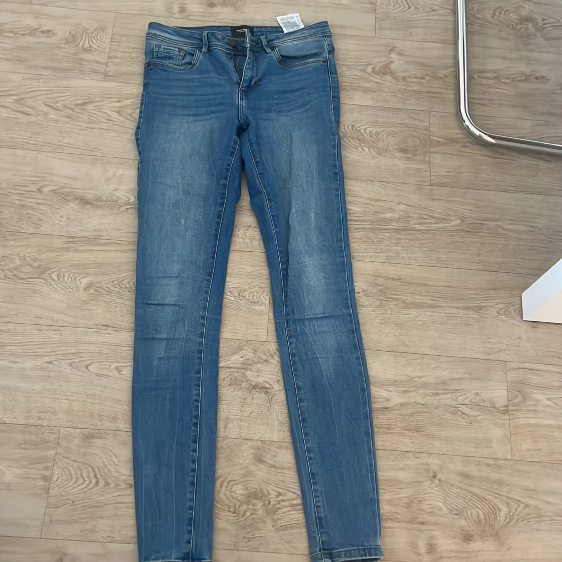 Blåa jeans