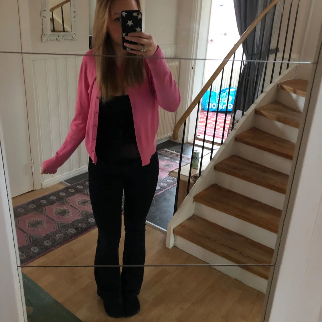 Lågmidjade bootcut jeans - 90