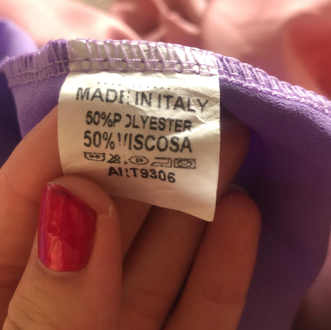 ”Made in italy” linne med spets lila - 93