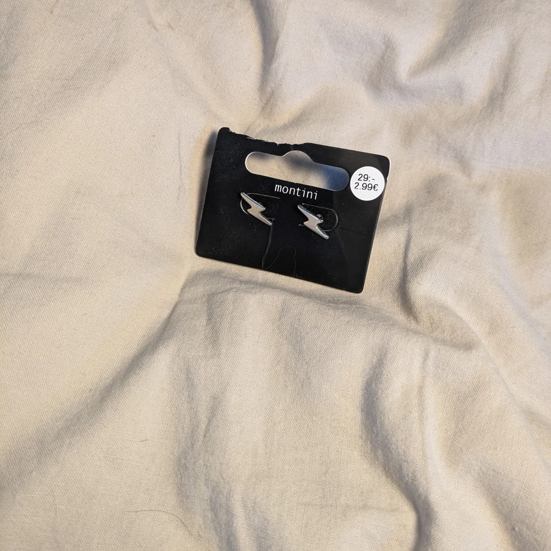 Blixtörhängen i silver