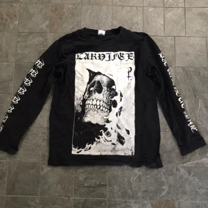 Fet tröja me snygg graphic - Svart långärmad bandtröja med snyggt skellet graphic, pris kan diskuteras. 💥💥💢