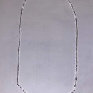 Tunnt silver halsband 45cm