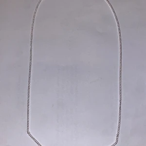 Silver halsband  - Tunnt silver halsband 45cm