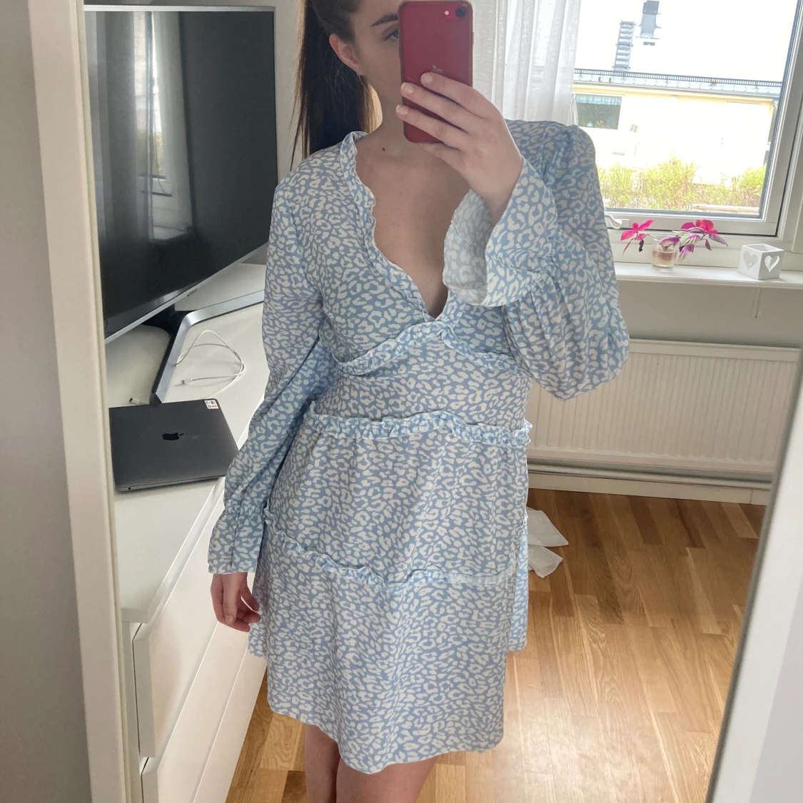 Leopardmönstrad klänning