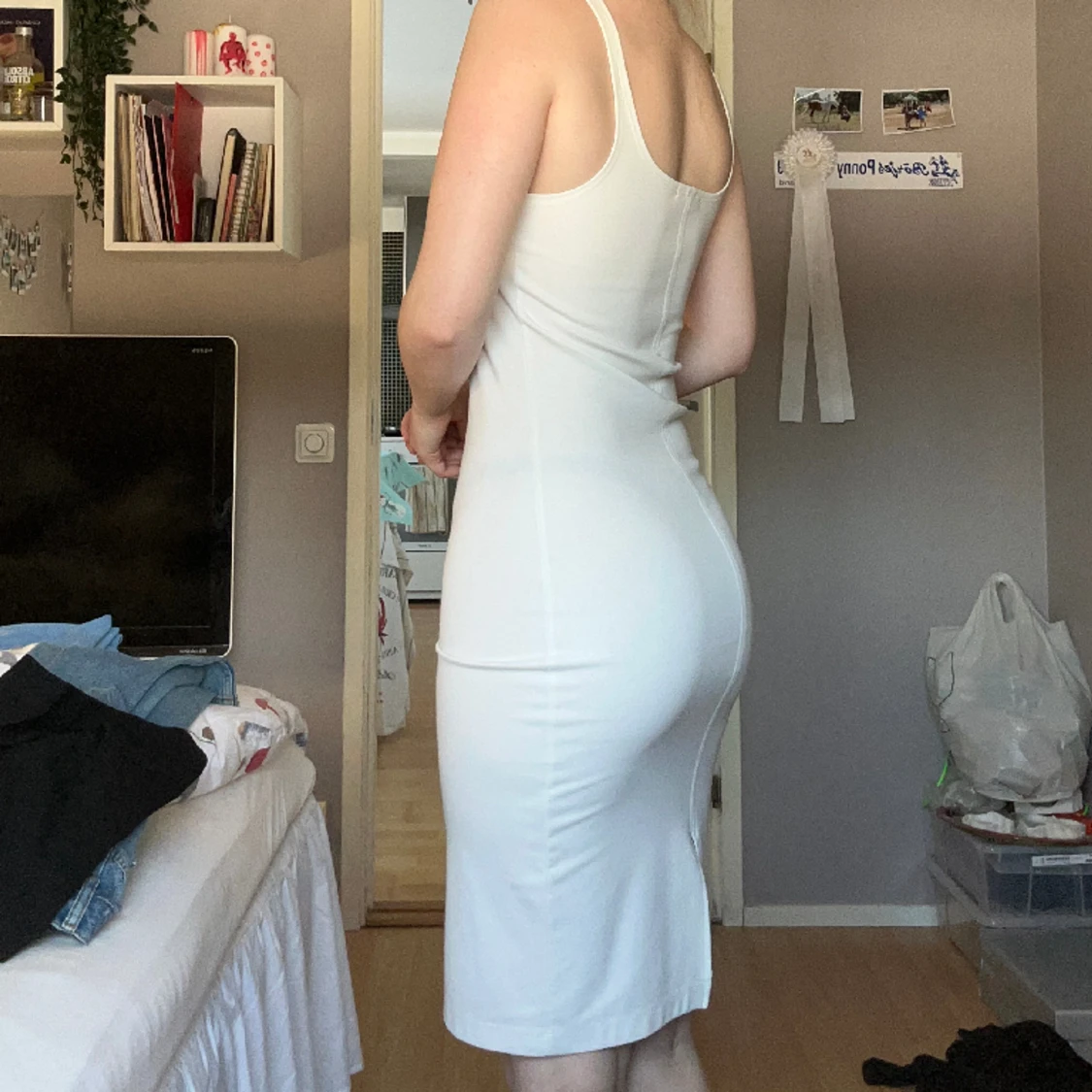 Vit klänning - 90