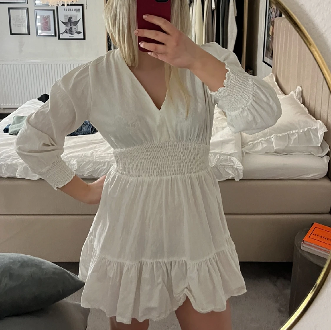 Vit klänning från Zara  - 90