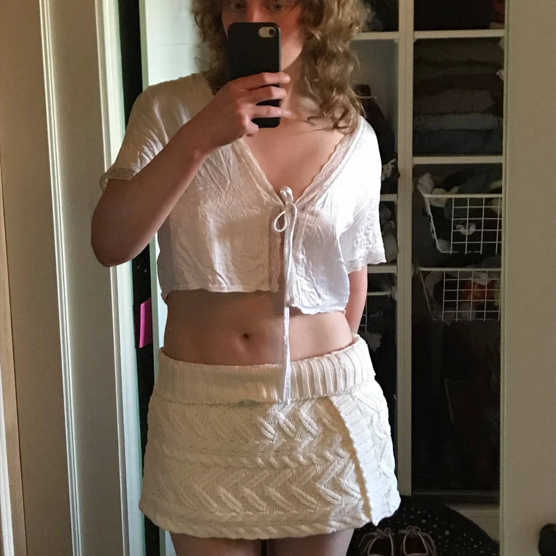 Knitted summerskirt - 91