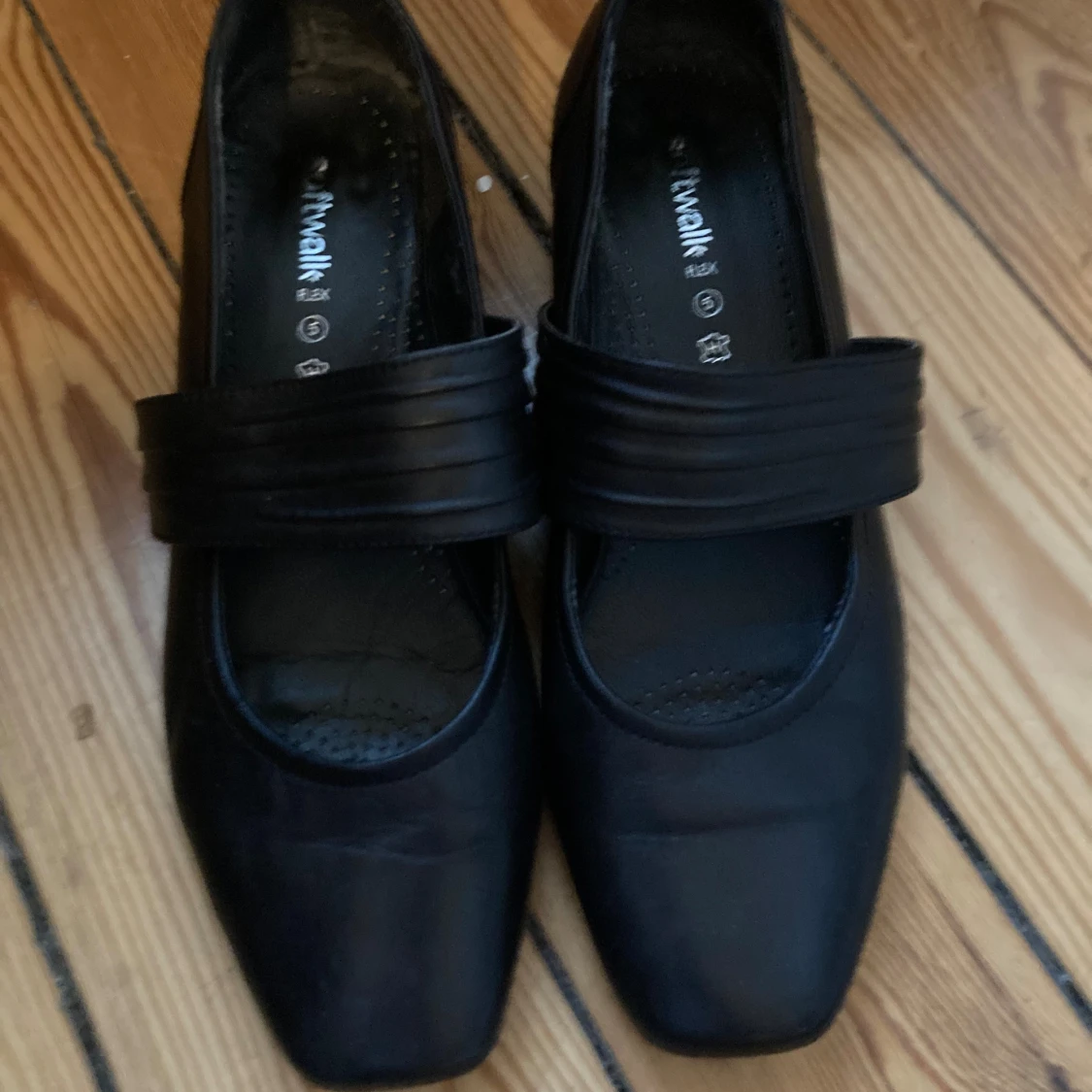 Mary Janes ballerina skor med klack - 90