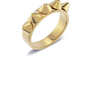 Edblad ring  - Säljer min jätte fina ring från Edblad som intr kommer till användning då jag har andra, köpt i januari, har lite repor på sidorna (se bild) syns inte på sidan med nitarna 200+frakt 