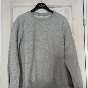 Ljus grå sweatshirt från weekday, säljer då den inte är min stil och är knappt använd så mycket bra skick!!