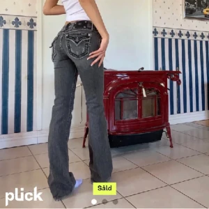 Miss me jeans - Äkta miss me jeans me over-laps och i nästan nyskick, Midjemått 35, Innerbens 81 och Grenhöjd 19