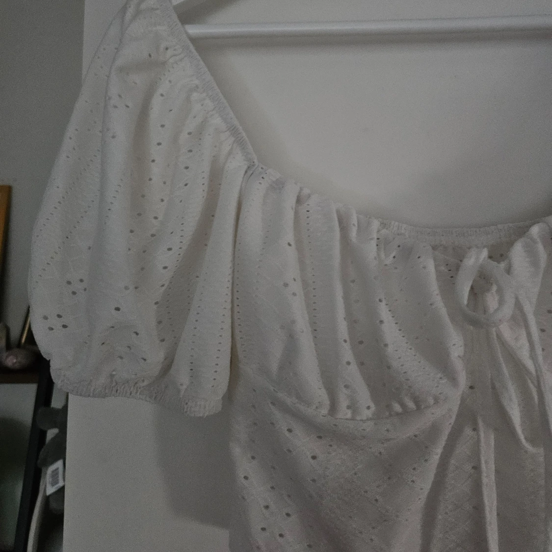 Vit gullig sommartopp - 90