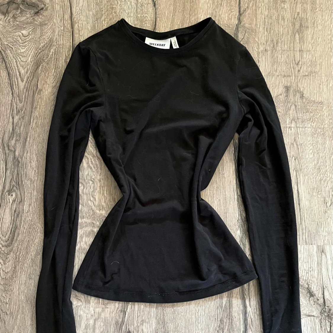 Svart långärmad topp  - 91