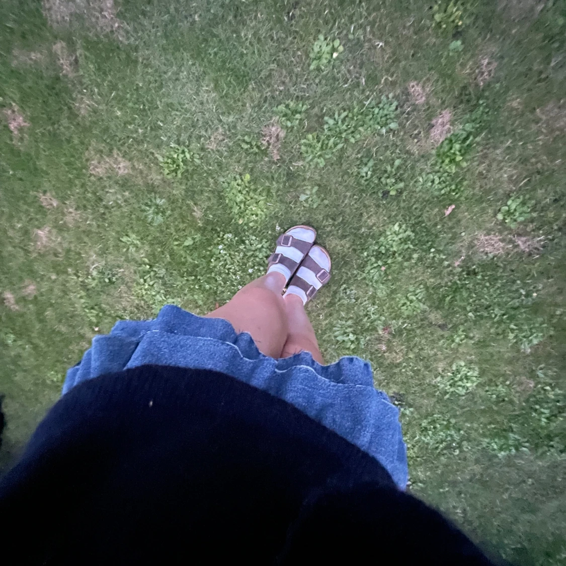 volang jeans kjol  - 90