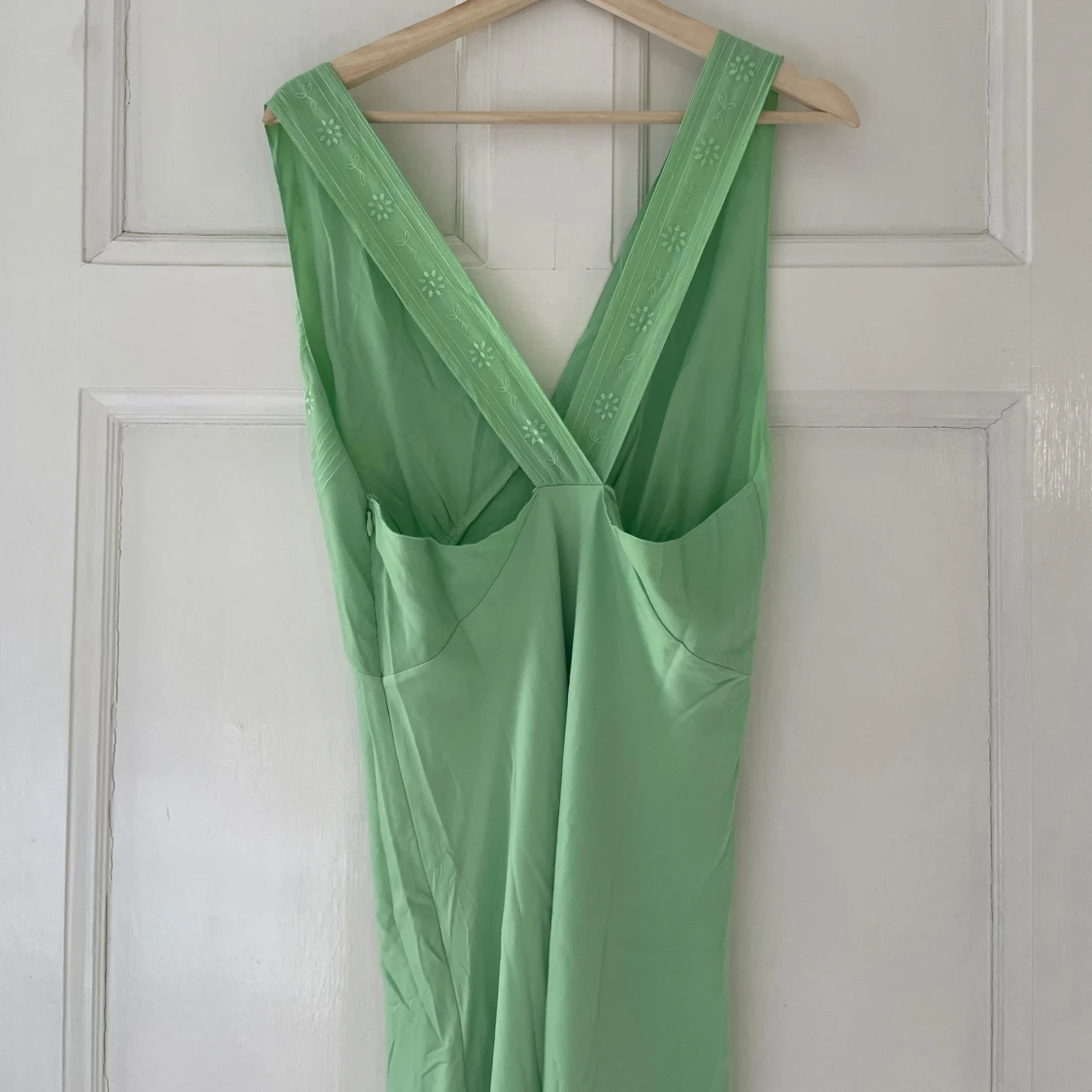 Grön midi klänning strl 42 - 91