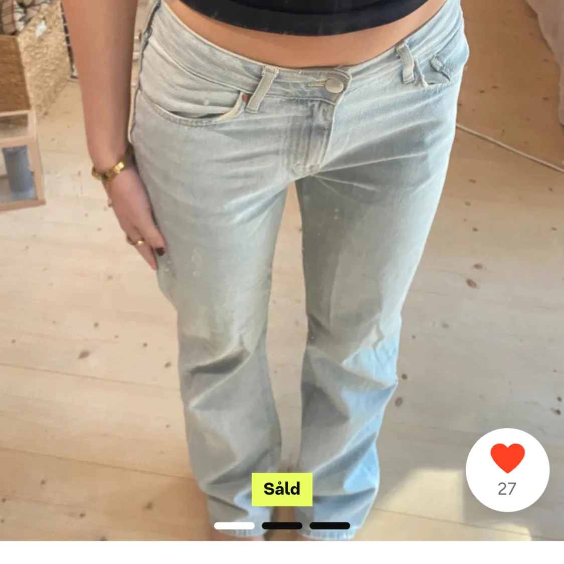 lågmidjade JEANNSSSSS