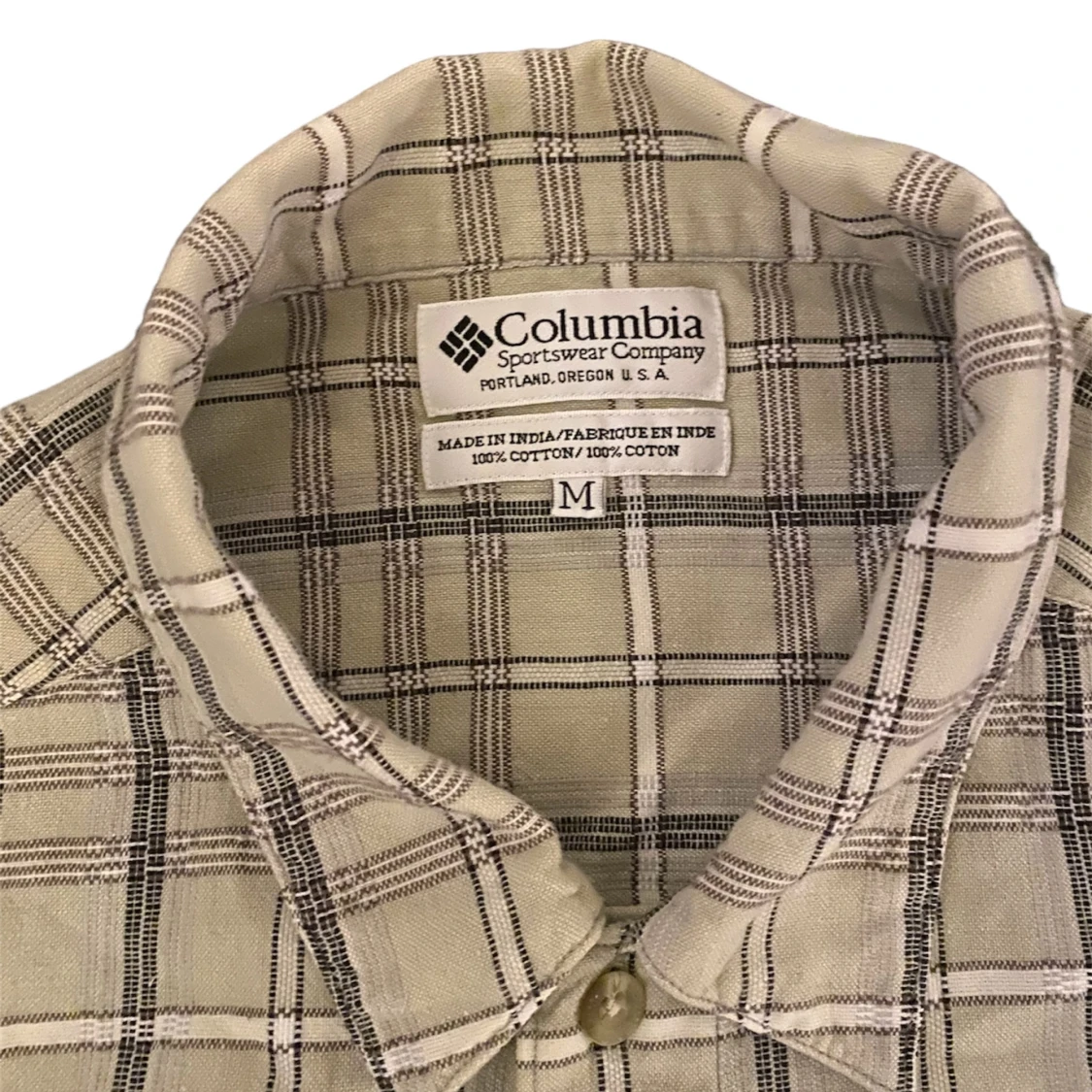 Beige rutig skjorta från Columbia - 90