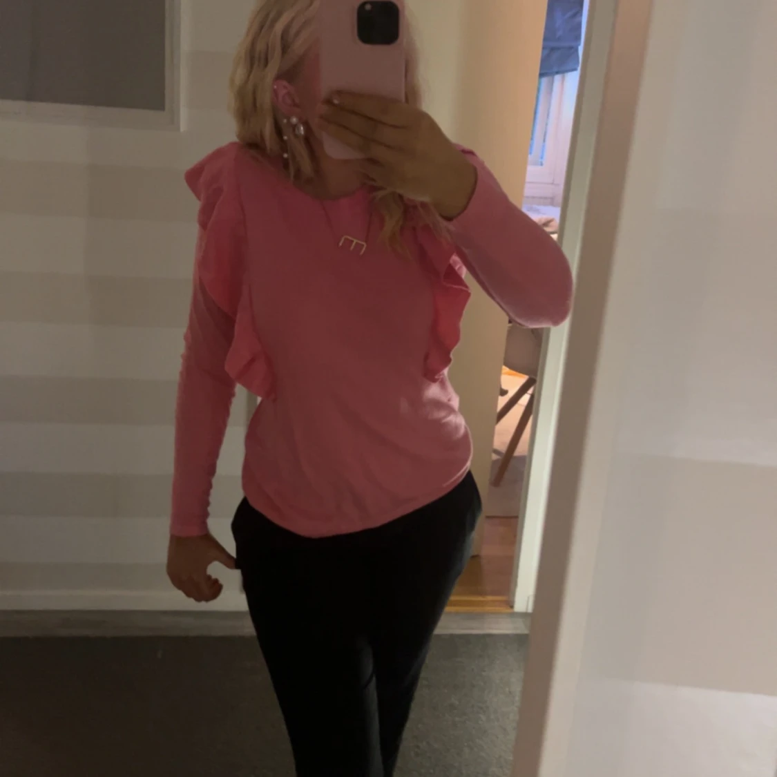 Topp med volanger  - 90