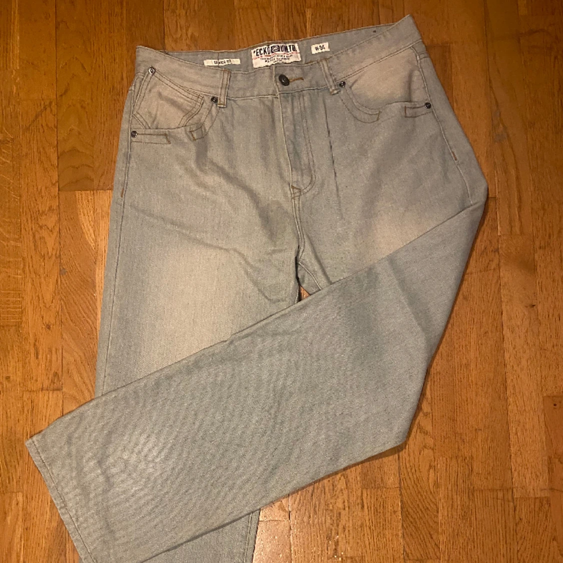 Jeans med tryck - 90
