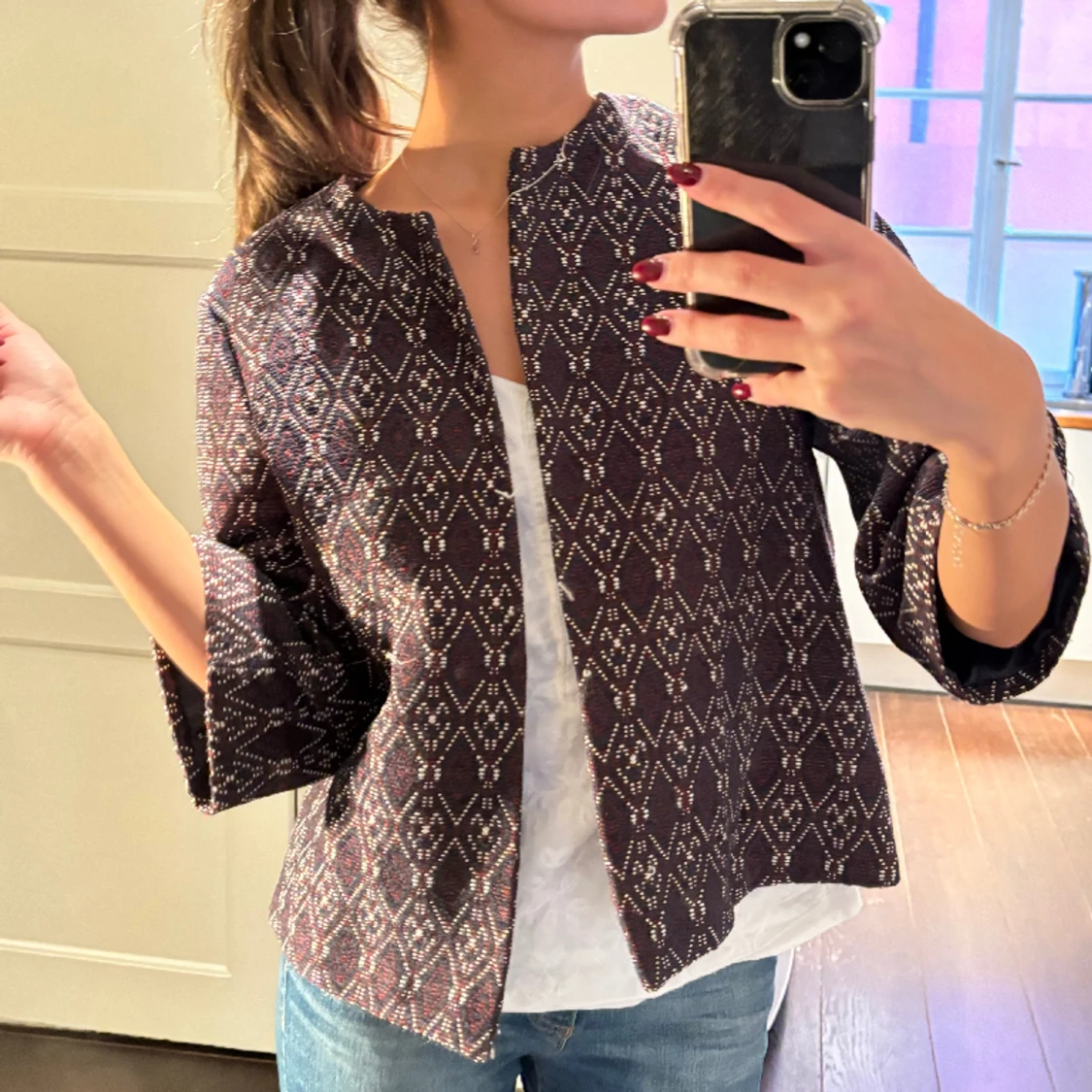 Jacka korta ärmar Mango  - 91