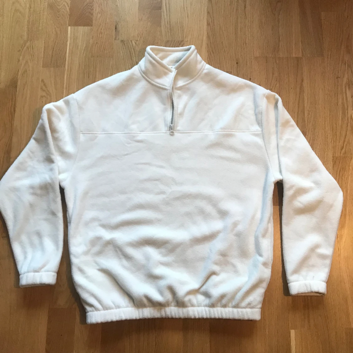 Fräsch vit half zip från Asos Design (XS)