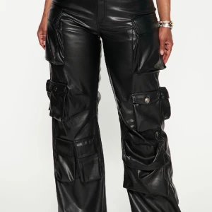 Faux leather cargo pants - Brand new used only few times