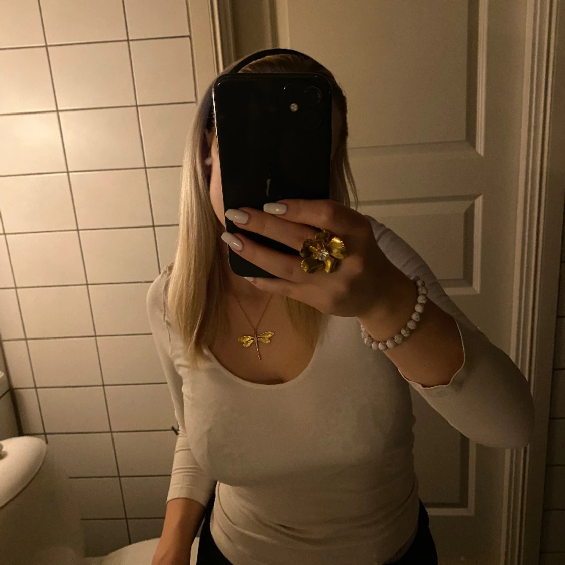 trekvartsärmad tröja - 90