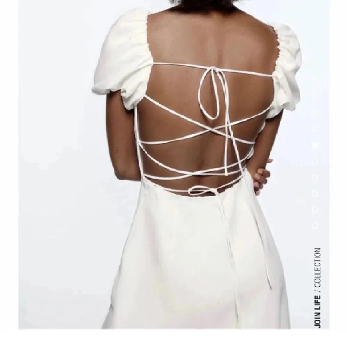 Vit klänning zara - 90