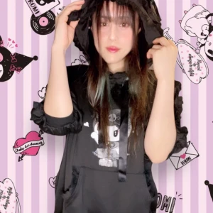 Kuromi klänning, Sanrio klänning, Jirai Kei klänning - Ny/oanvänd 